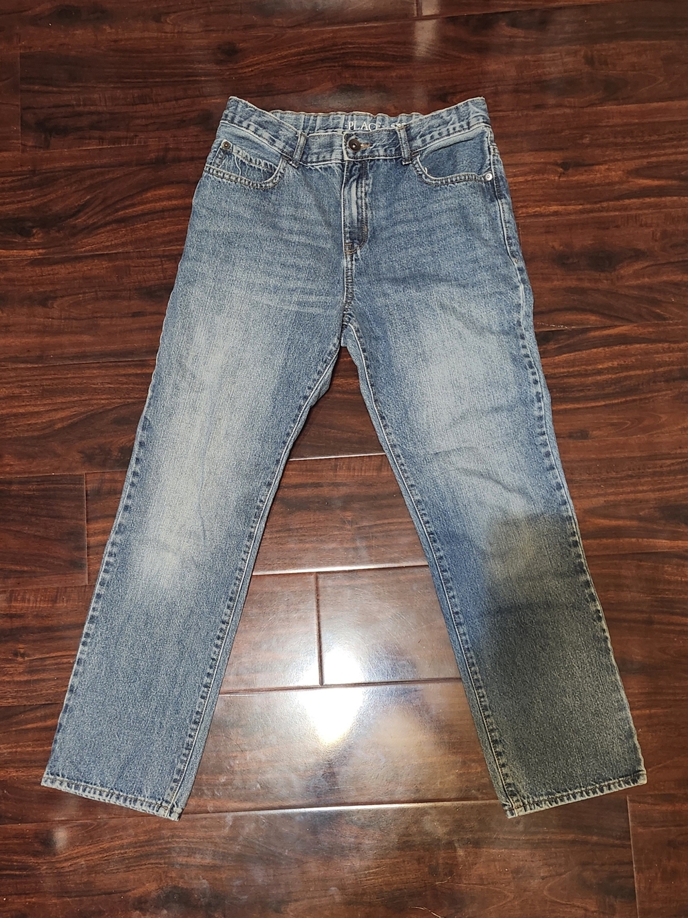 Classic Blue Denim Jeans - Casual Straight Fit